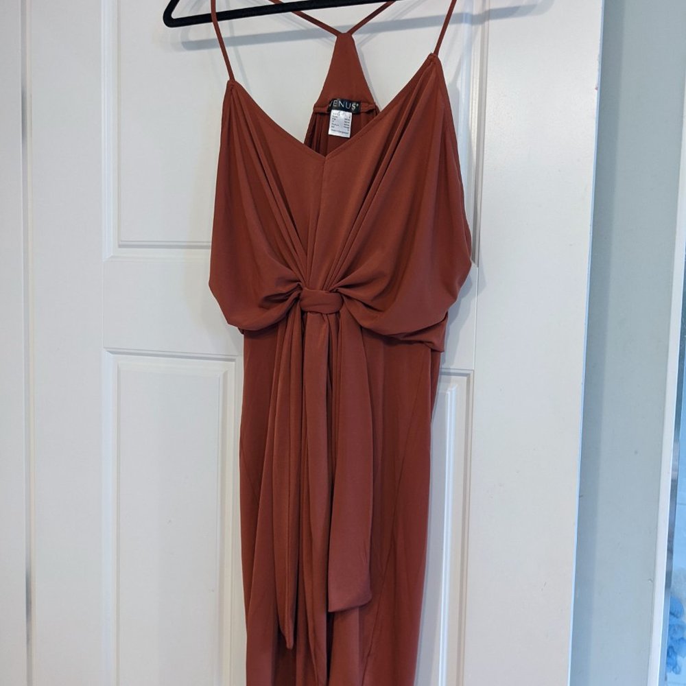 Rust mini dress - Picture 4 of 4
